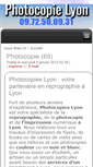 Mobile Screenshot of photocopielyon.com